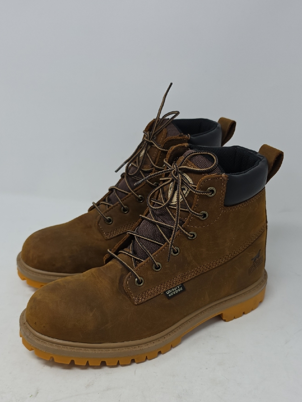 Irish Setter Hopkins Men's 6-inch Waterproof Leather Safety Toe Boot Size 7D